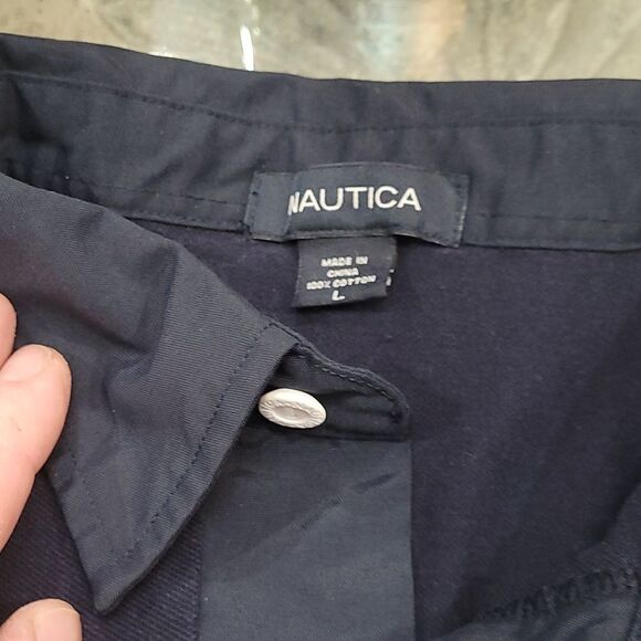 NAUTICA NAVY BLUE LARGE POLO SHIRT - Picture 5 of 6